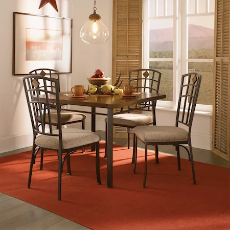 5 Piece Jefferson Table & Side Chair Set